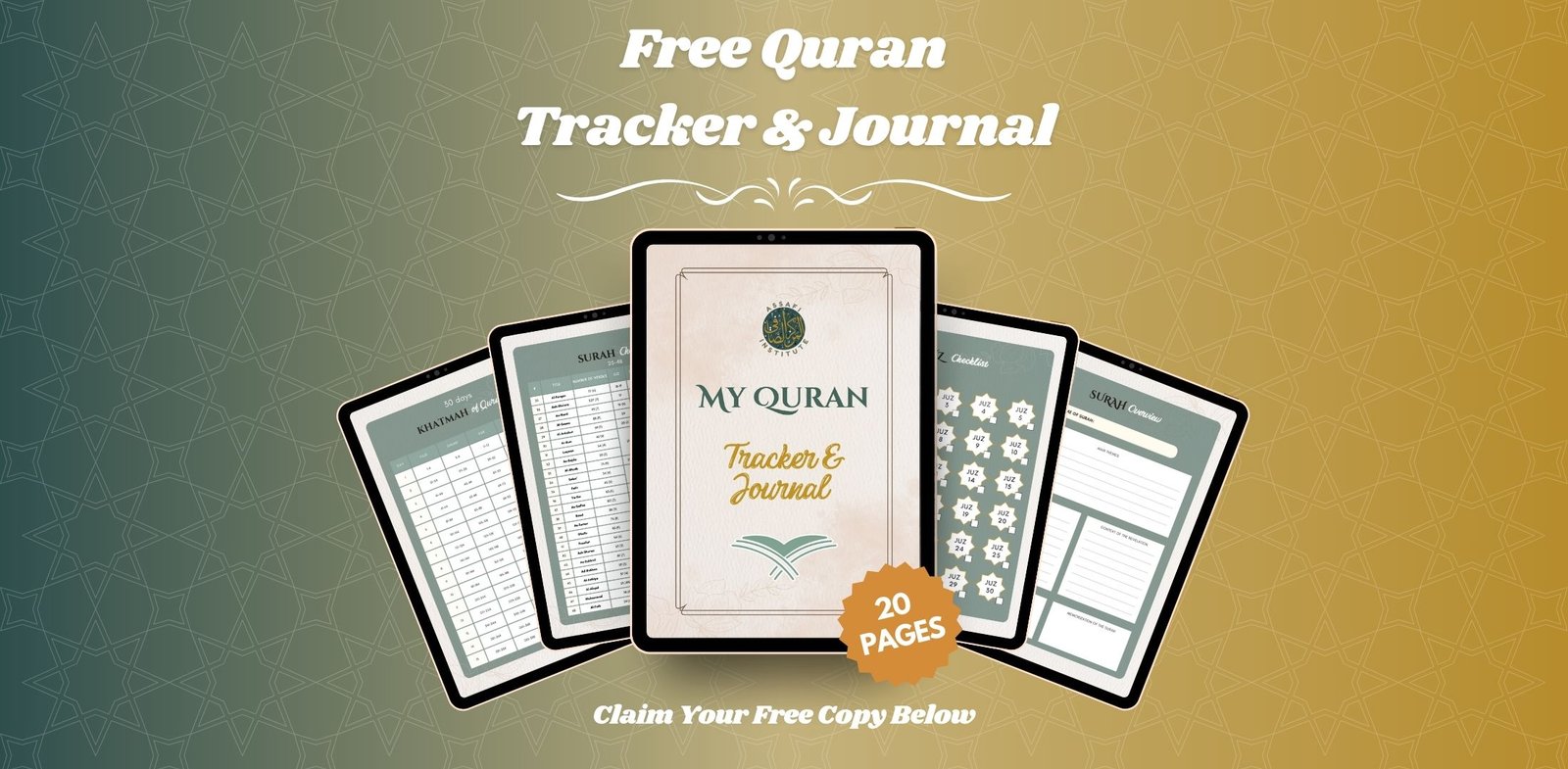 Assafi Quran Planner Banner